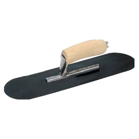 Lisseuse acier bleui -agrave- main double rond 50-8-12-7 cm