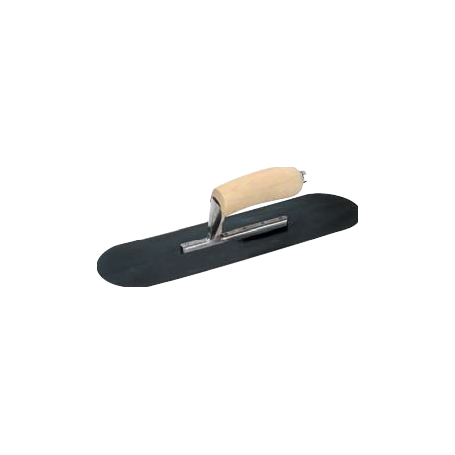 Lisseuse acier bleui -agrave- main double rond 50-8-12-7 cm