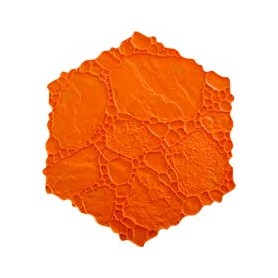 Matrice style grand galet de rivière 120 x 120 cm