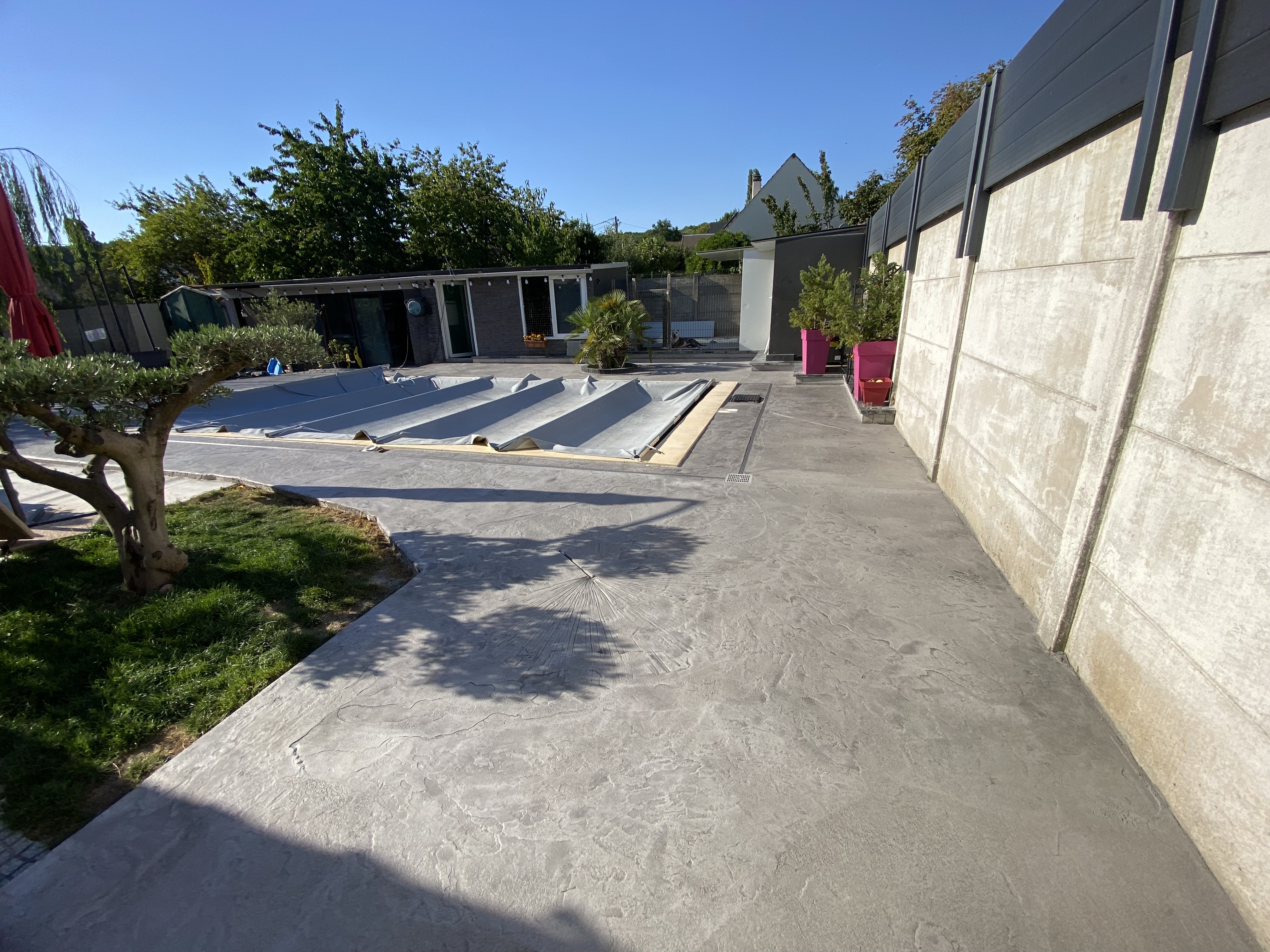 Béton imprimé Béton imprimé